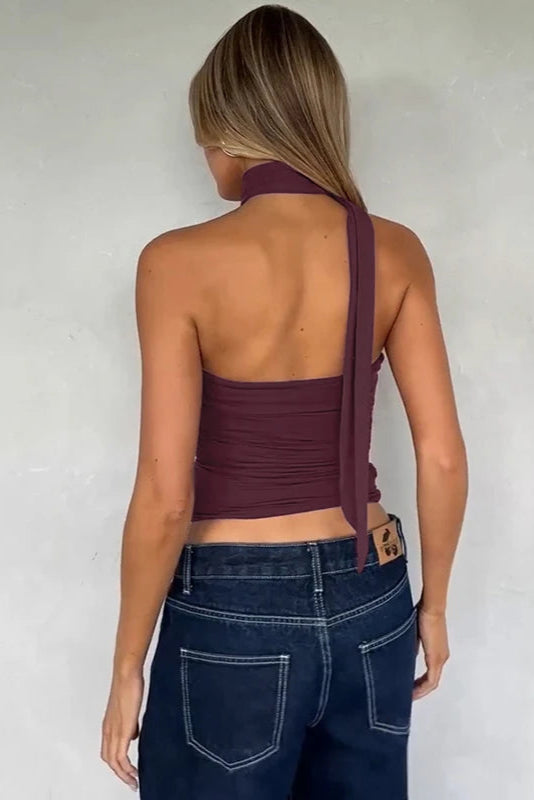 Zali Halter Top