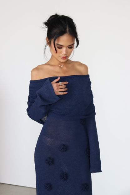Sorento Off-Shoulder Midi Dress