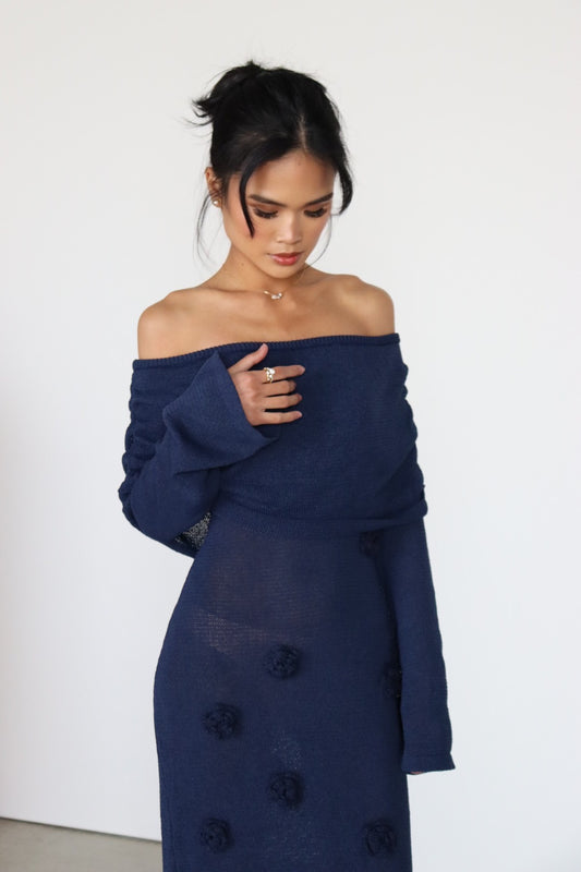 Sorento Off-Shoulder Midi Dress