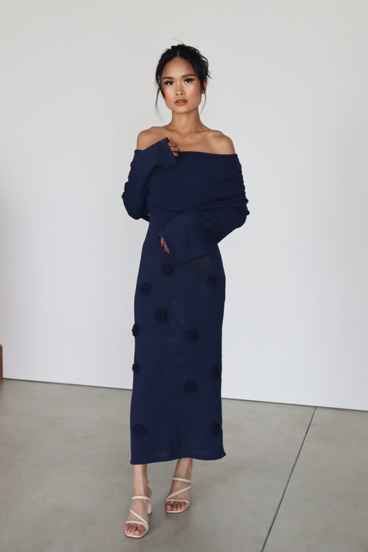 Sorento Off-Shoulder Midi Dress