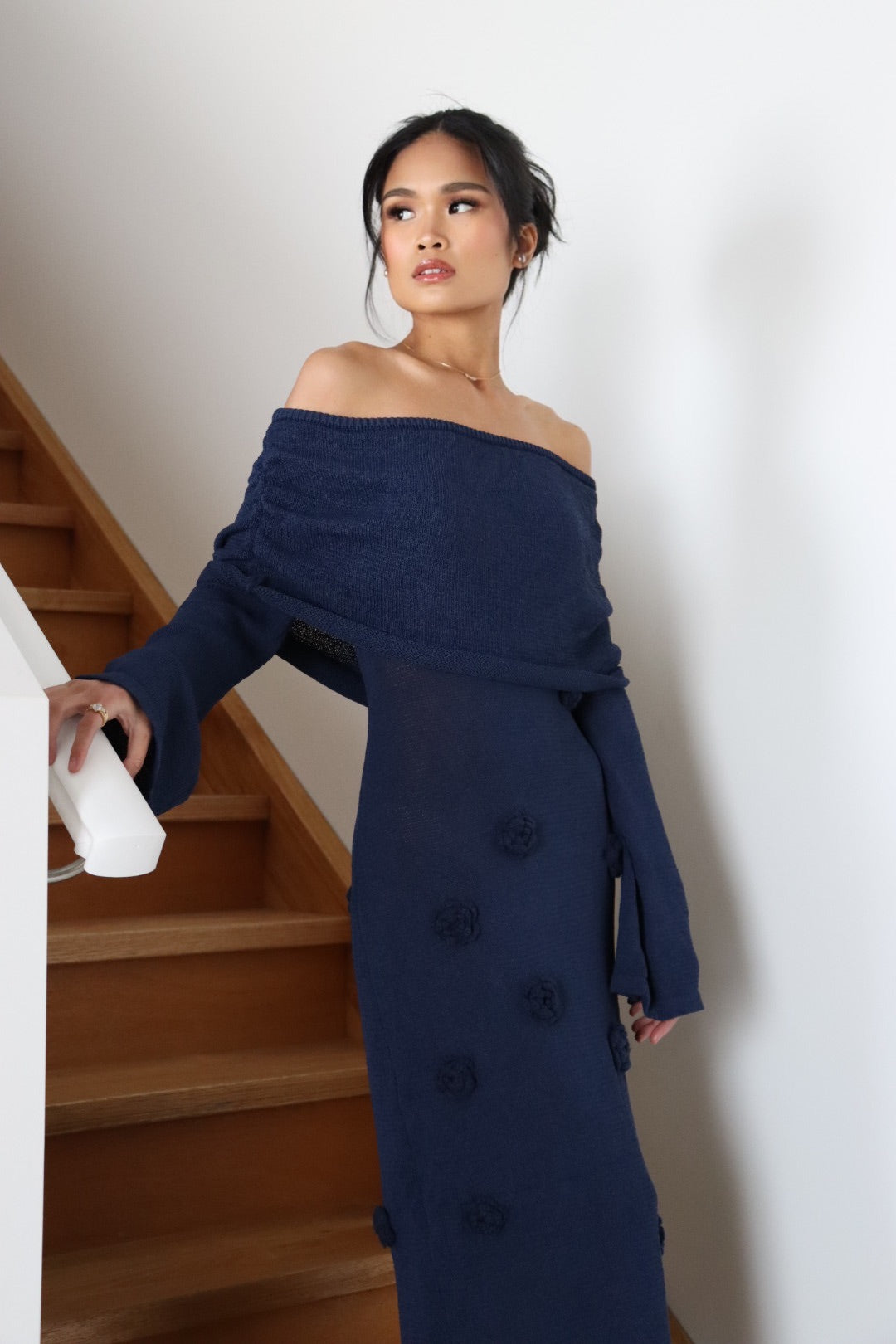 Sorento Off-Shoulder Midi Dress