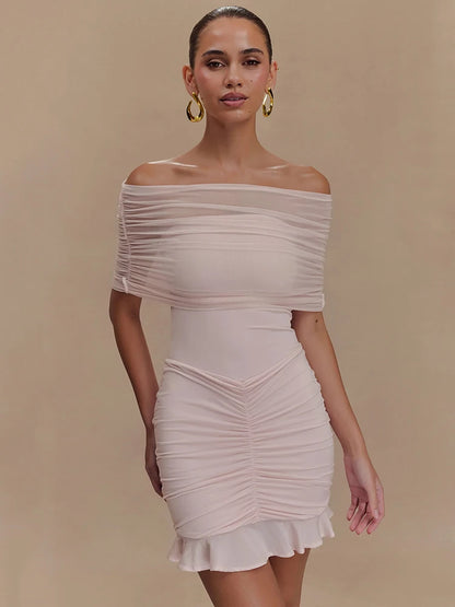 Aira Mesh Mini Dress