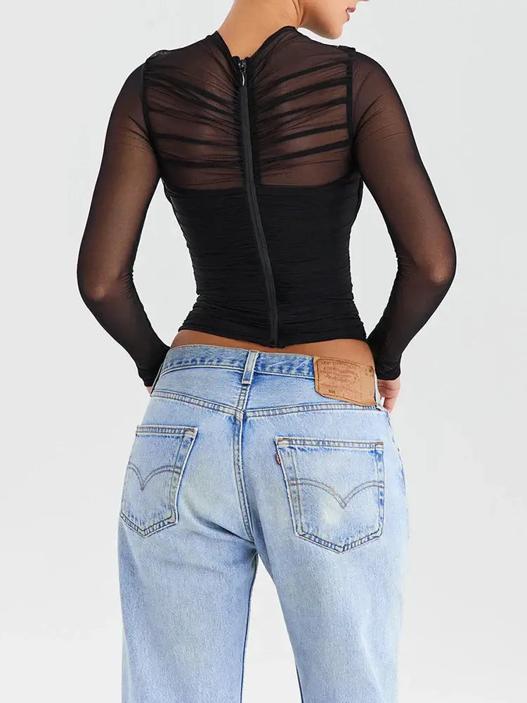 Zhavia Mesh Top