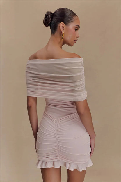 Aira Mesh Mini Dress