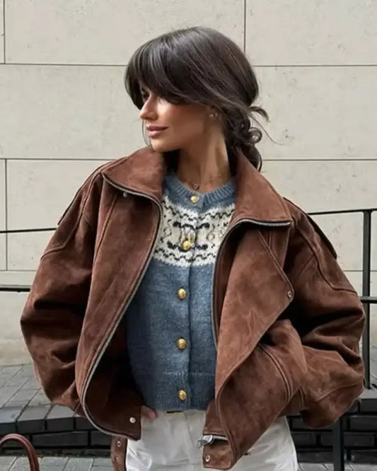 Veda Faux Suede Jacket