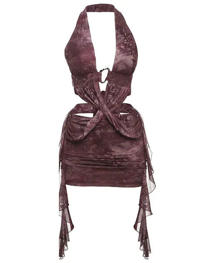Rose Mirage Mini Dress