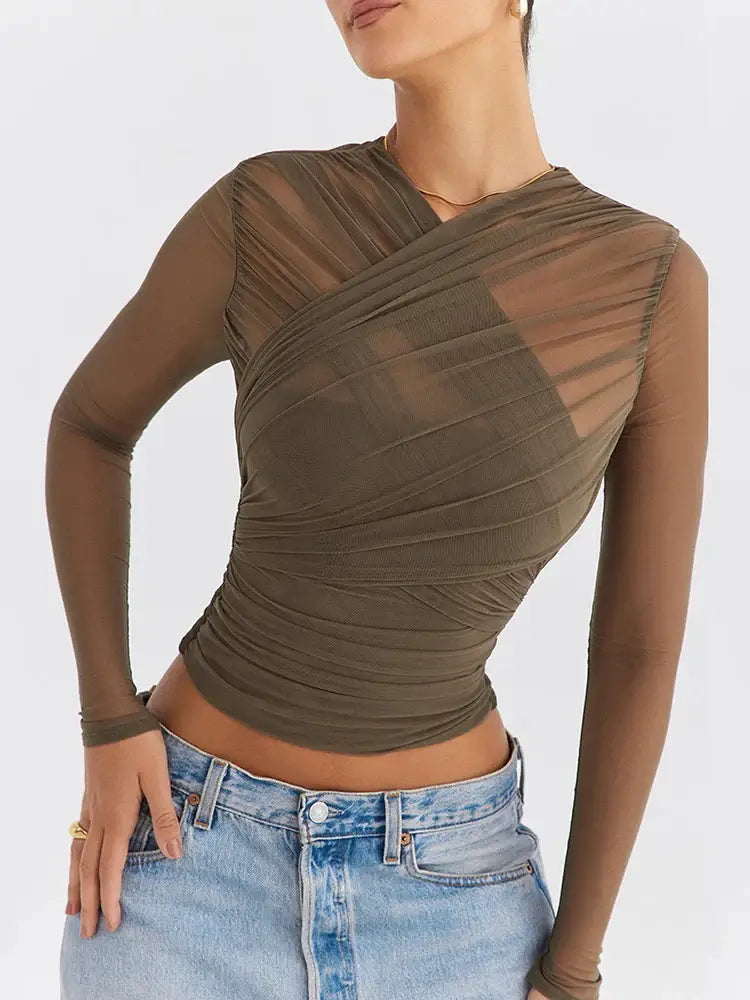 Zhavia Mesh Top
