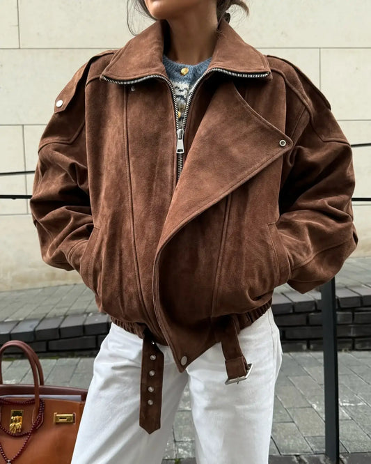 Veda Faux Suede Jacket