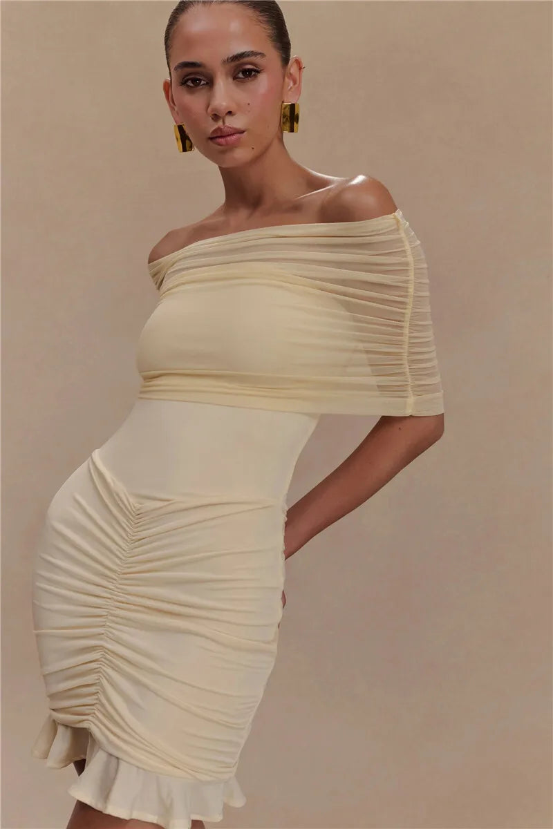 Aira Mesh Mini Dress