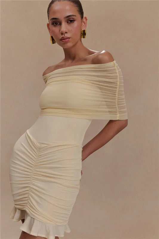 Aira Mesh Mini Dress