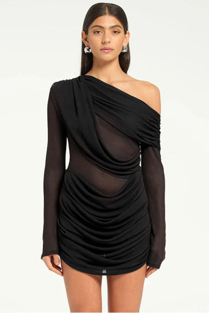 Jude Mini Drape Dress