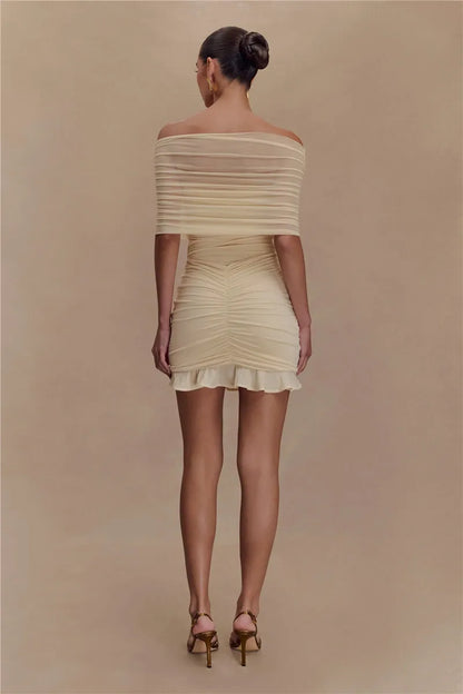 Aira Mesh Mini Dress