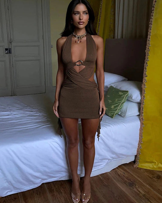 Mocha Mirage Dress