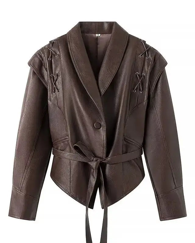 Liora Structured Wrap Jacket