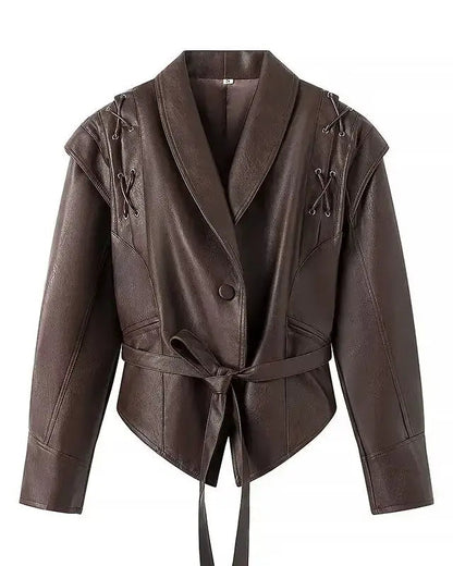 Liora Structured Wrap Jacket